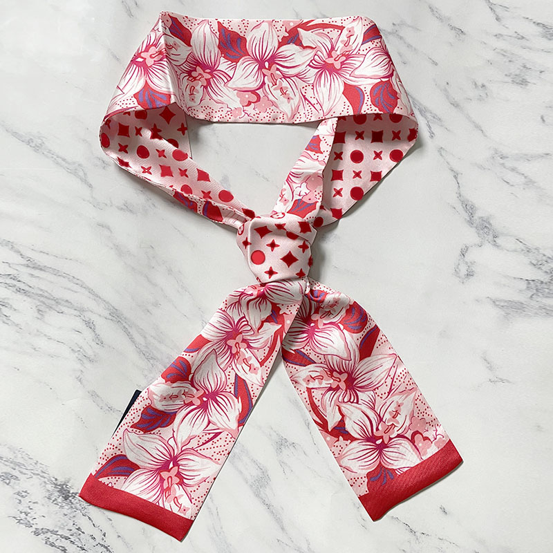 

20212 Luxury Fashion Brand Silk Scarves Women's Designer Alphabetic Headband Classic Handbag Silkss Scarvess 8*120cm