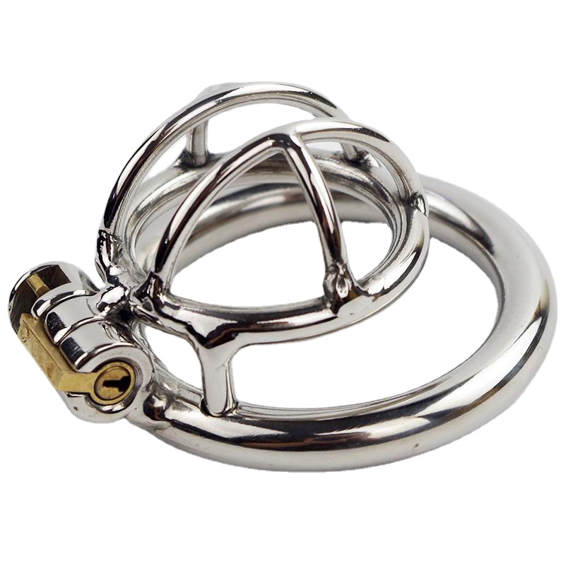 Dispositifs de chasteté super petit en acier inoxydable mâle dispositif de chasteté coq cage pénis virginité anneau adulte ceinture de jeu cpa231