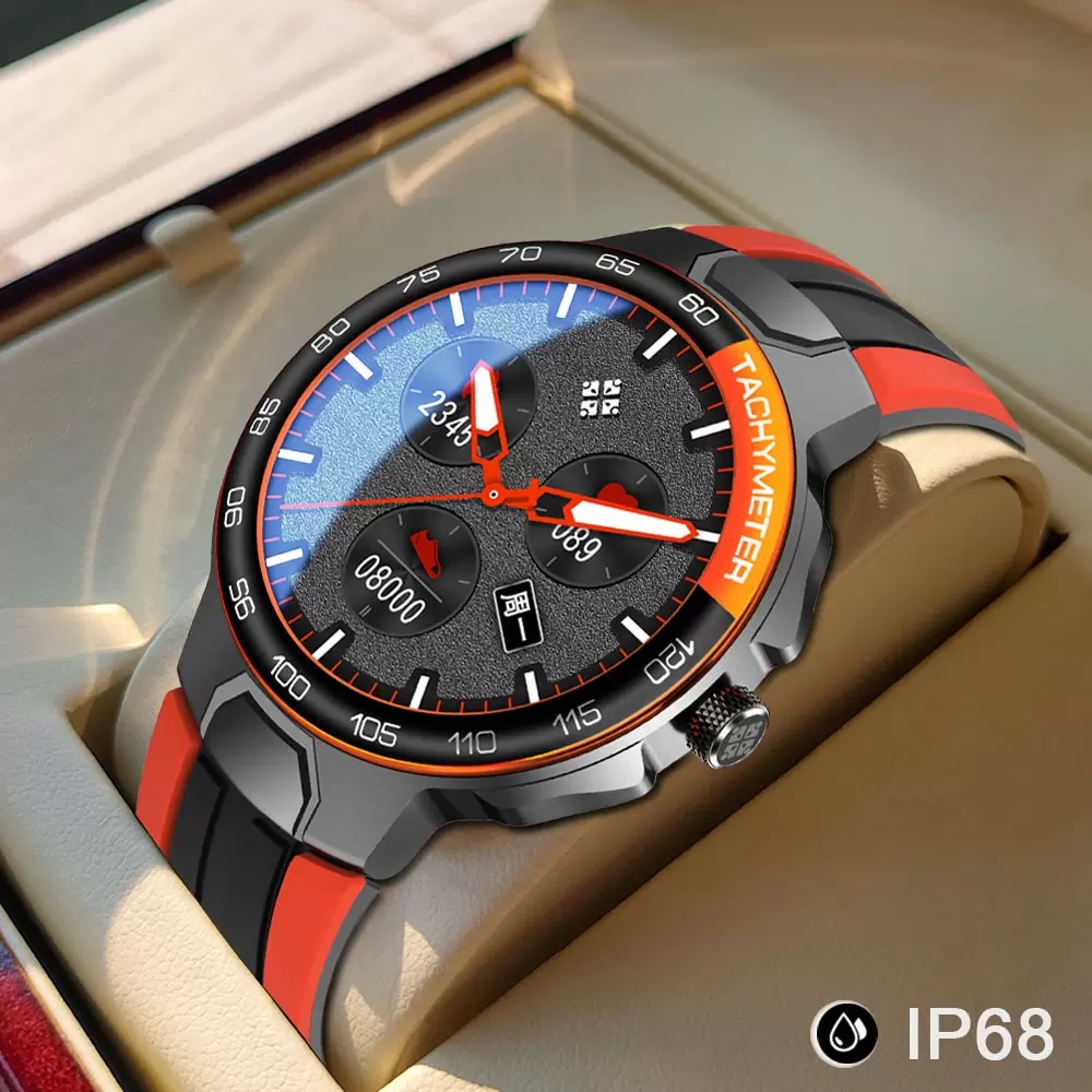 

New Bluetooth 5.0 Smart Watch Fitness Tracker Heart Rate Monitor Men's IP68 Waterproof 24 Sportss Modess E-15 Women's Sports Hearts Rates Monitor for Android Ios, Mix