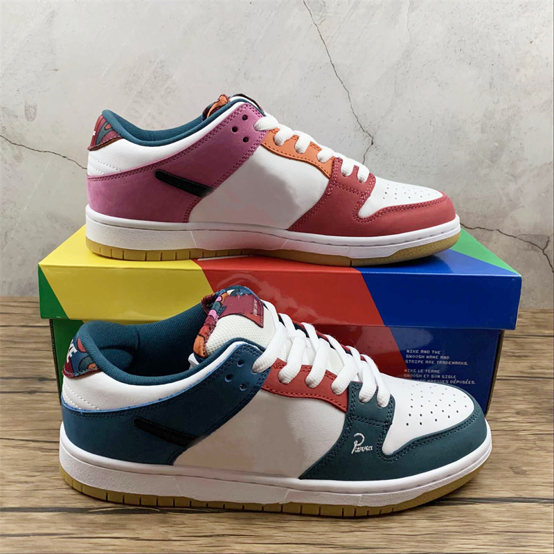 

Shoes Parra x Low Mens Flat Casual Running Womens Red Blue Designer Sports Sneakers Size US5.5-12 Top Quality