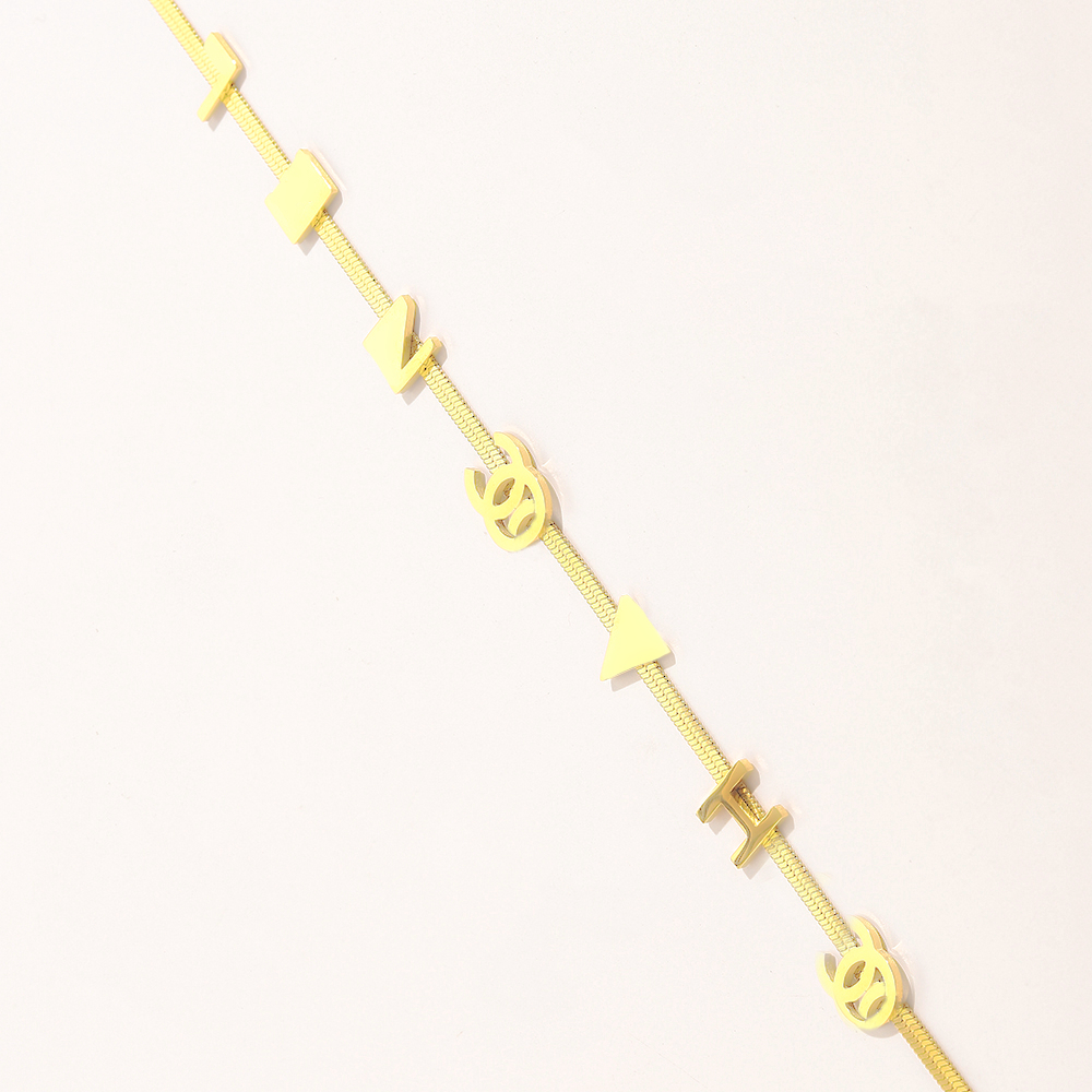 

Womens Necklace Choker Chain 18K Gold Plated Stainless Steel Designer Letter Necklaces Pendant Fashion Wedding Jewelry Accessories ZG1495