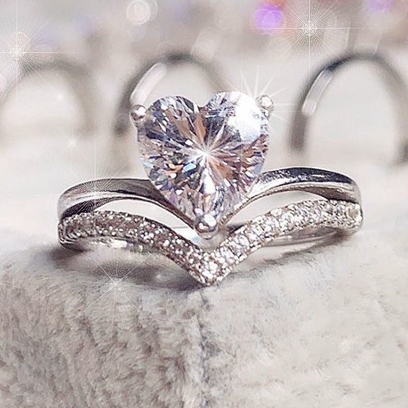 

Anillo De Boda Anillo De Corazón Para Mujer