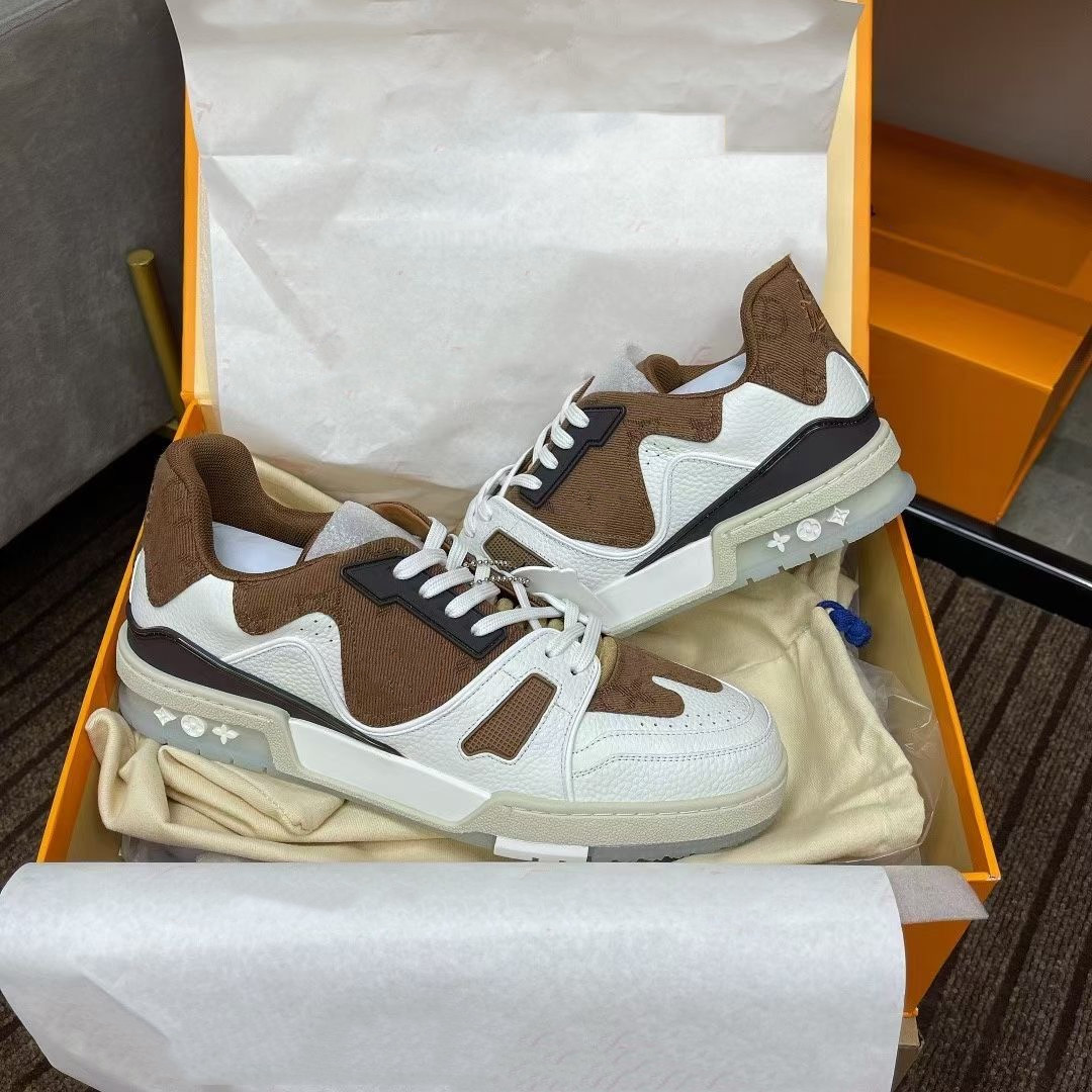 

Luxury designer Casual Shoes Trainer Orange White Sneakers Denim Trainers Low Cut Sneakers Good quality With dust bag 35-46 ii8