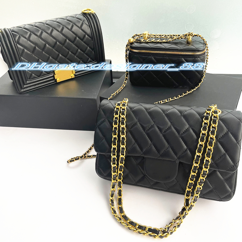 

Classic luxury designer Shoulder Bags lambskin Handbag retro cosmetic wholesale clutch Bag boygirl Genuine Leather Fashion handbags Travelling wallets cards, Box
