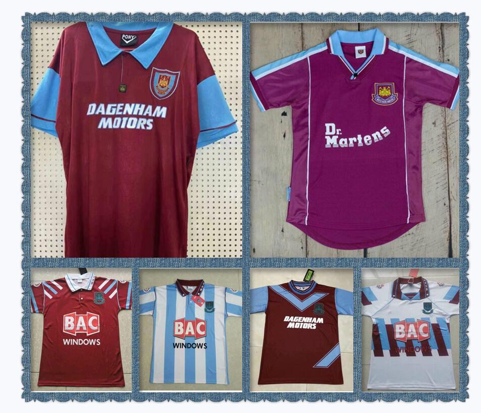 

1991 1992 1993 1995 Retro DI CANIO Lampard Dicks Dicks soccer jersey Centenary years Cole 1999 2000 camiseta 100 th 99 00, 91/92 home size s-xxl