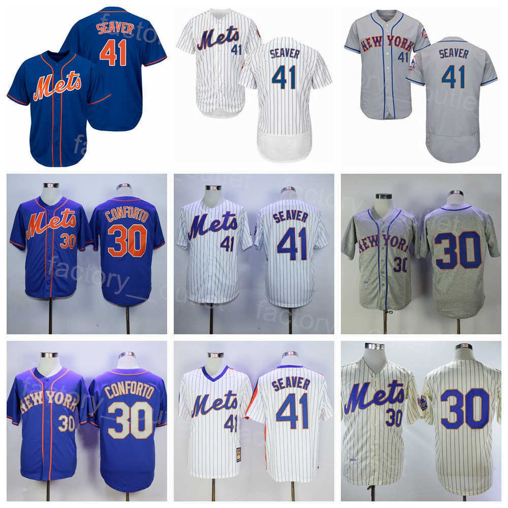 

Men Retro 1969 Baseball Throwback 41 Tom Seaver Jersey 30 Ryder Ryan Vintage Pinstripe Flexbase Cool Base All Stitched Team Black Blue White Grey Pullover Sport