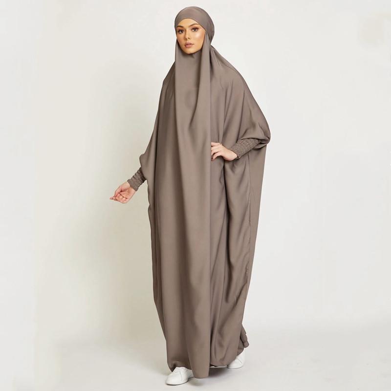 

Ethnic Clothing Ramadan Eid Prayer Garment Abaya Dubai Muslim Dress Long Khimar Hijab Abayas For Women Turkey Jilbab Islam Niqab Djellaba Bu