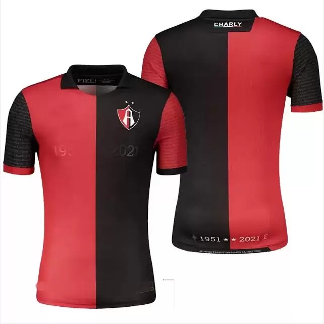 

Liga Mx 22 23 Atlas FC Soccer Jerseys 1951-2021 Commorative Kit Winning Special Edition Julián Quiñones Jeremy Márquez Gonzalo Maroni Football Shirts, Atlas 1951-2021 commorative kit