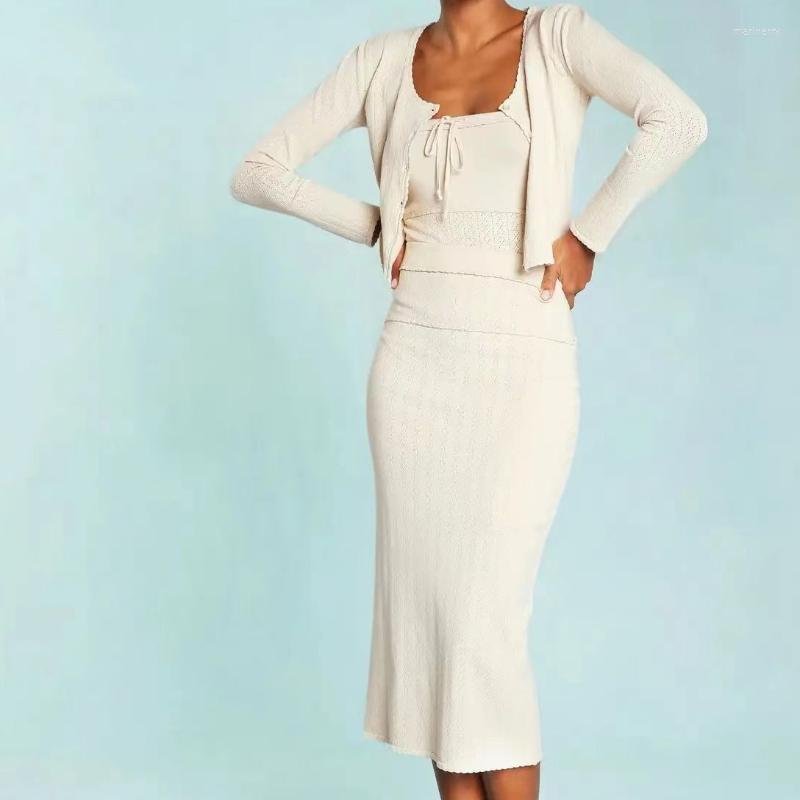 

Women's Knits & Tees Women's Knit Cardigan Hollow Out Solid Color Casual Thin Jumper Single Breasted Long Sleeve Slim Fit Ladies O-neck, Camis