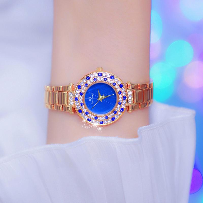 

Wristwatches Top Women Watches White Ceramic Diamond Ladies Watch Gift Fashion Quartz Wristwatch Relogios Femininos Clock, Slivery;brown