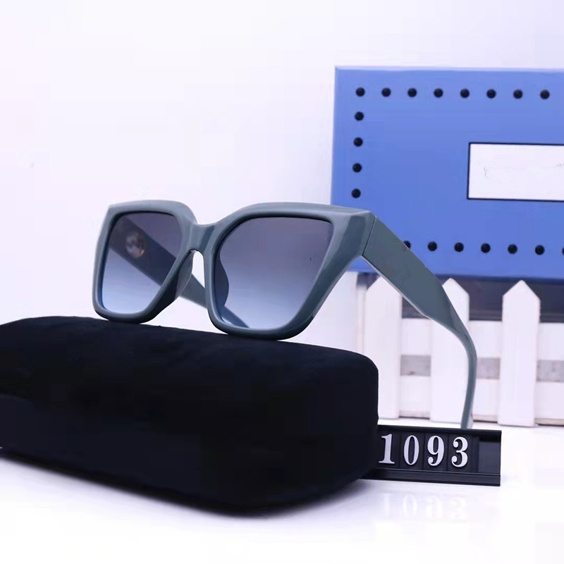 

Man Designer Sunglasses Women Luxury Sun Glasses Plated Square Frame Brand Retro Polarized Fashion Goggle Highly Quality6 colors With Box