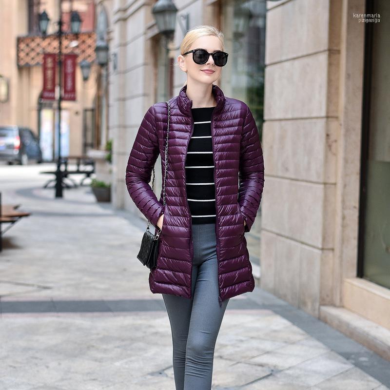 

Women' Down & Parkas Winter Fashion Ultra Light Jackets Females 2022 Womens Stand Neck Long Sleeve Slim Medium Warm Coats1 Kare22, Beige