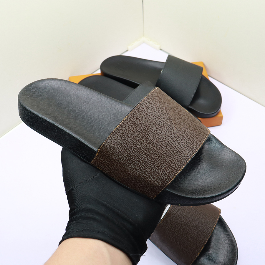 

Designer Man Women Sandals Sandals Classic Slippers Real Leather Slides Platform Flats Shoes Sneakers Boots, Black