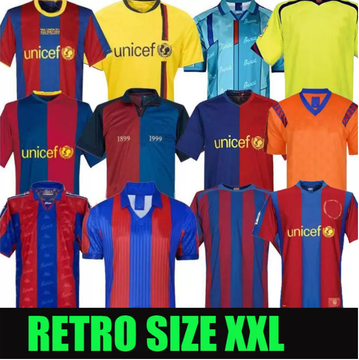 

Barcelona Retro soccer Jerseys 05 06 07 08 09 10 11 12 13 15 16 19 20 91 92 96 97 98 99 RONALDINHO RONALDO 100th jersey football SD, 0506