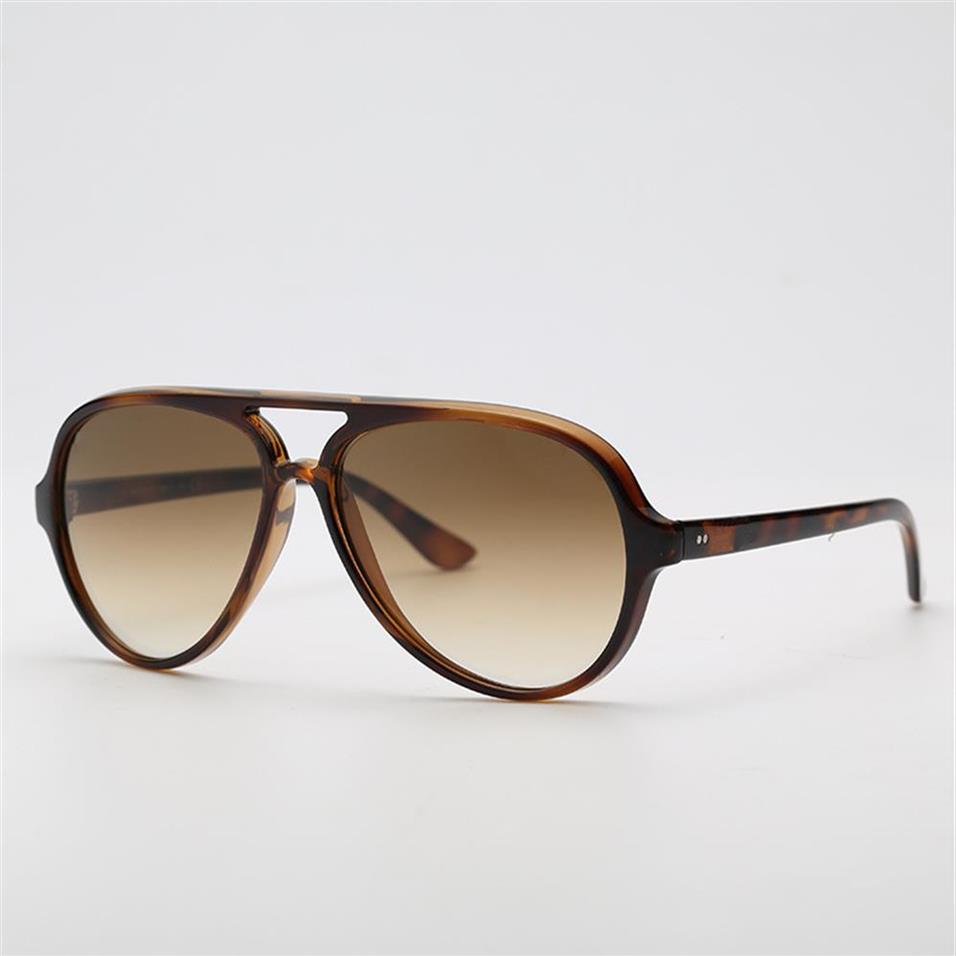 

Top Quality Sunglasses Men Women Retro Sun Glasses Nylon Frame G15 Lenses Original Packages Cat Design239S228I