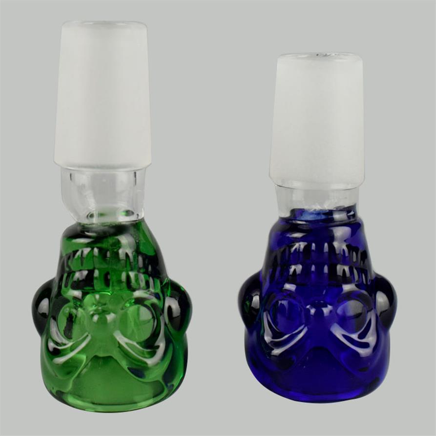 

Glass bong bowls 14 mm 18 mm joint skull glass bowls for glass water pipe and203V