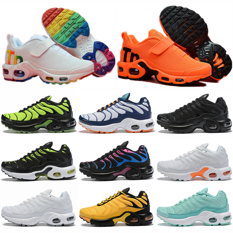 2022 Enfants Top Qualité Classique Enfants Chaussures Sandales TN Garçons Et Filles Sport Toddler Baskets Baskets Jogging Taille Eur 28-35