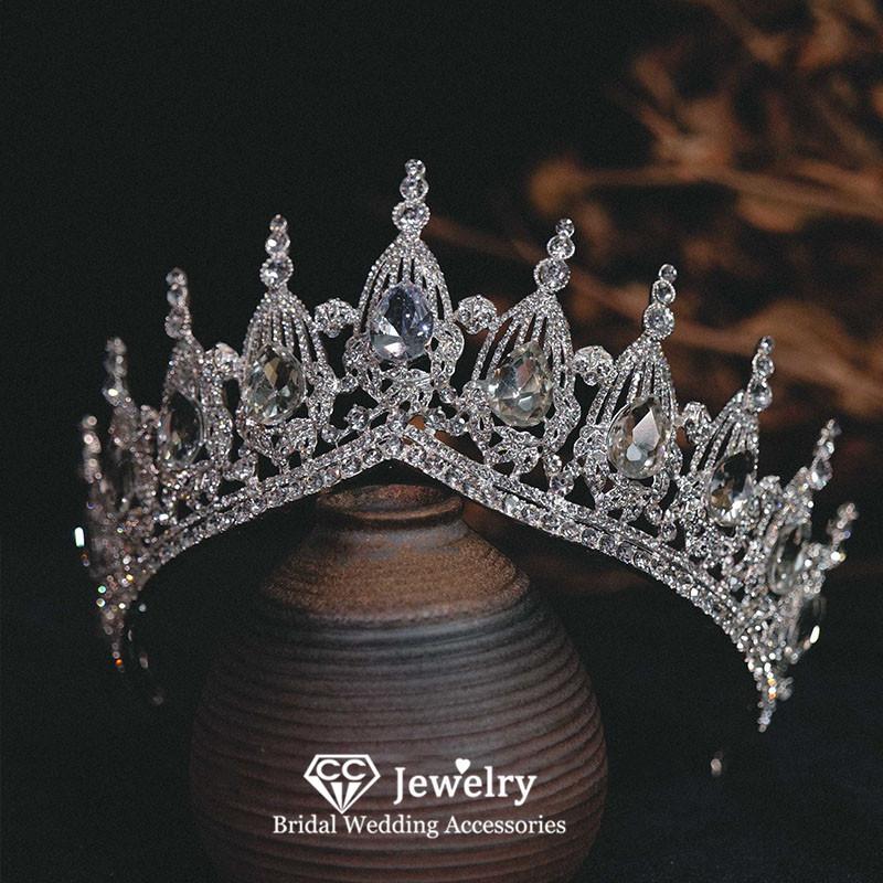 

Hair Clips & Barrettes Tiaras And Crowns Wedding Accessories Women Headpiece Bridal Headdress Engagement Jewelry 100% Handmade Coronets AN32