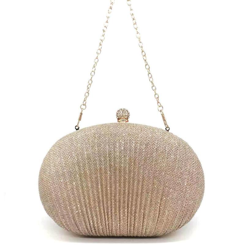 

Evening Bags Lady Crystal Clutch For Women Gold Diamond Bag Party Cocktail Purse Female Wedding Handbag WalletEvening, Color same picture