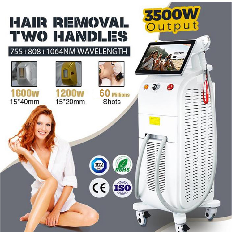 

2023 NEW Laser diode 755nm 808nm 1064nm Triple Wavelength Hair Removal Therapy Machine
