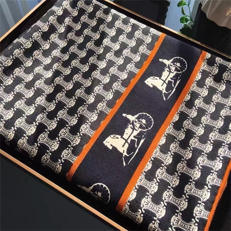 110x110cm Luxury Square Silk Scarf for Women Large Wrap Shawl Satin Print Hijab Designer Brand Muffler Female Foulard Bandana 220817