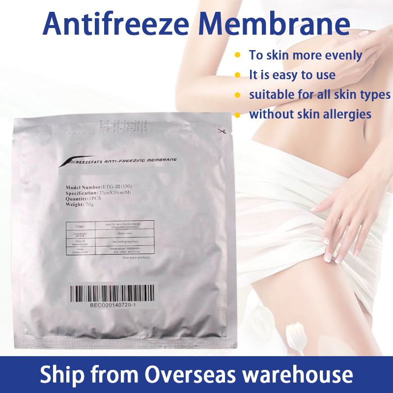

Accessories & Parts DHL Antifreeze Membrane 32*42cm Anti Freeze Pads Antifreezing For Fat Freezing Slimming Treatment Antifrozen