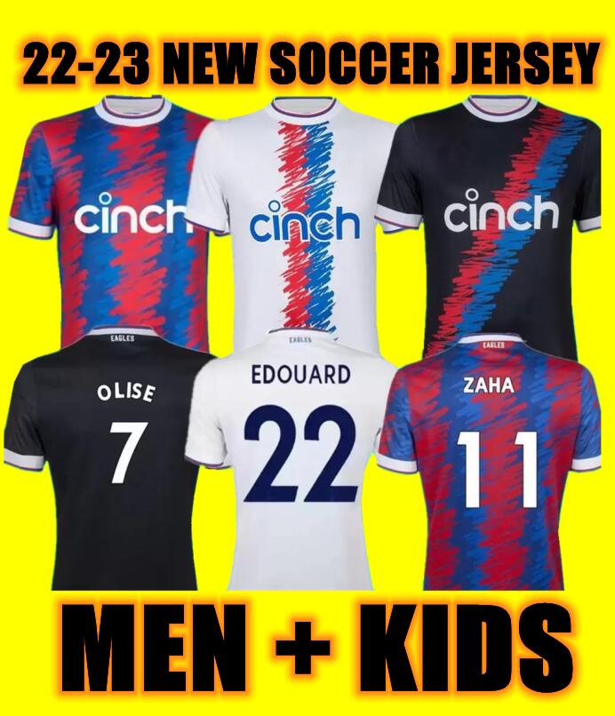 

CPFC 22/23 crystal Soccer Jerseys Zaha MILIVOJEVIC TOWNSEND SAKHO BENTEKE MATETA EZE McARTHUR Palace 2022 2023 men Kits Full sets Uniforms kit player version adlut DH