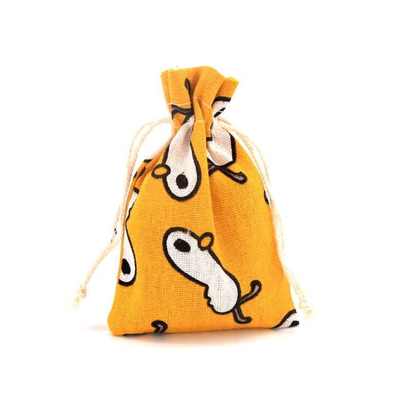 

Jewelry Pouches Bags Pcs Cute Little Duck Gift Bag Cotton Beads Packing Sachets 10x14 14x16 19x24cm Drawstring Linen Fabric BagsJewelry
