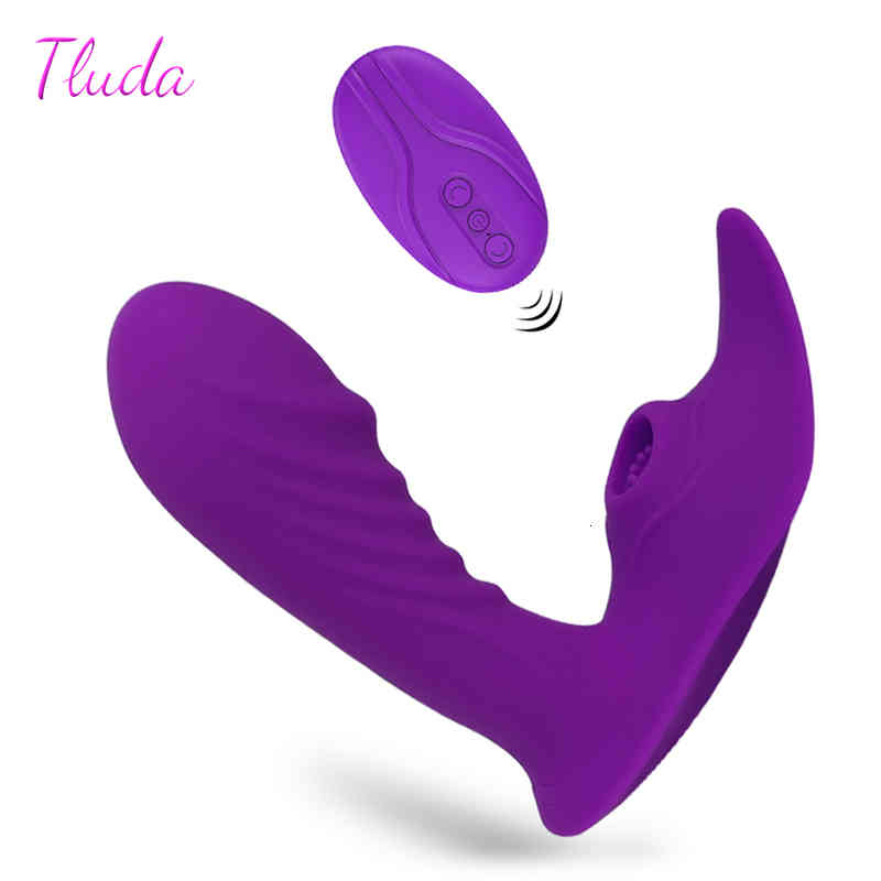 Sex toys Vibrator Massager TLUDA Wireless Heating Sucking Wearable Dildo G Spot Clit sucker Clitoris Stimulator Toys for Women Adults Couples-image-794777749