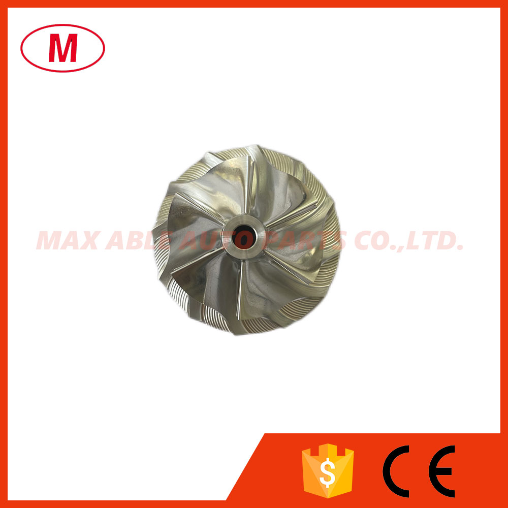 

RHF4H VIBR/VN3 35.30/47.00mm 6/6 blades Turbocharger Turbo Billet compressor wheel Aluminum 2618 Milling wheel for Cartridge/CHRA/Core