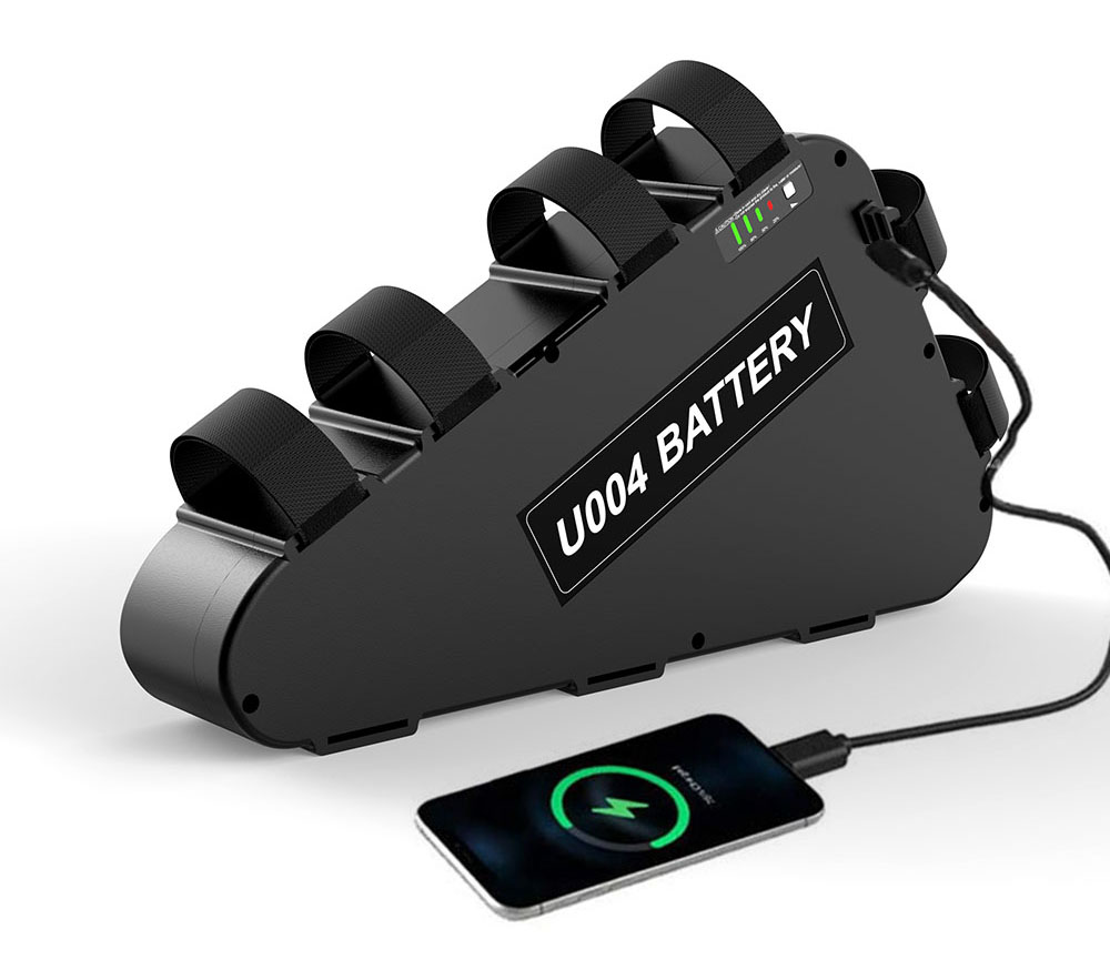 

21700 eBike Battery 48V 52V 28.8Ah 60V 24Ah 72V 19.2Ah Triangle Battery Pack for 3000W 2000W 1500W 750W 500W 350W Bafang Motor