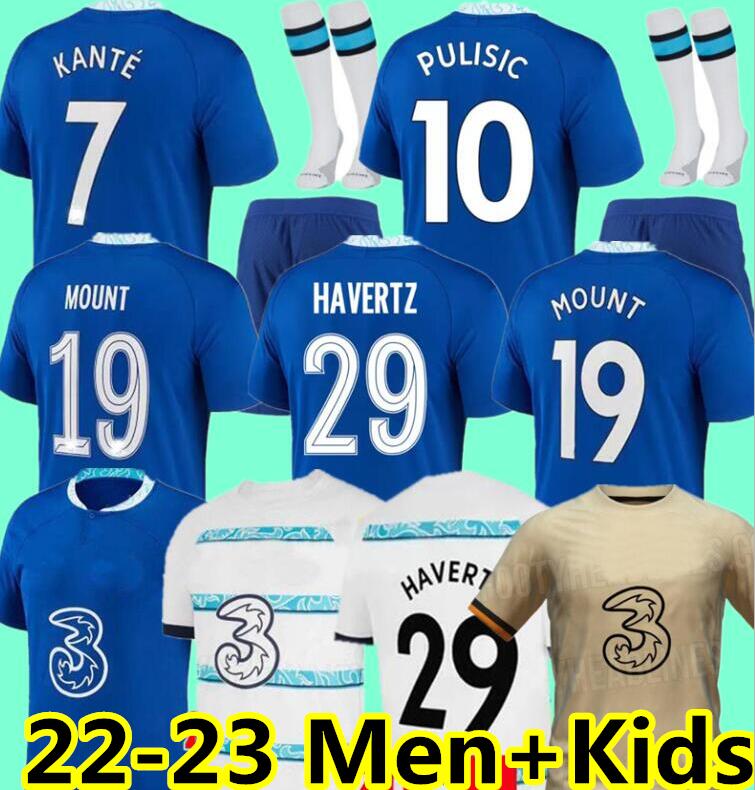 

22 23 CFC STERLING Soccer Jerseys PULISIC MOUNT HAVERTZ ZIYECH CHILWELL 2022 2023 football shirt men kids women WERNER kits HUDSON ODOI KANTE tops uniform set socks, Kids size