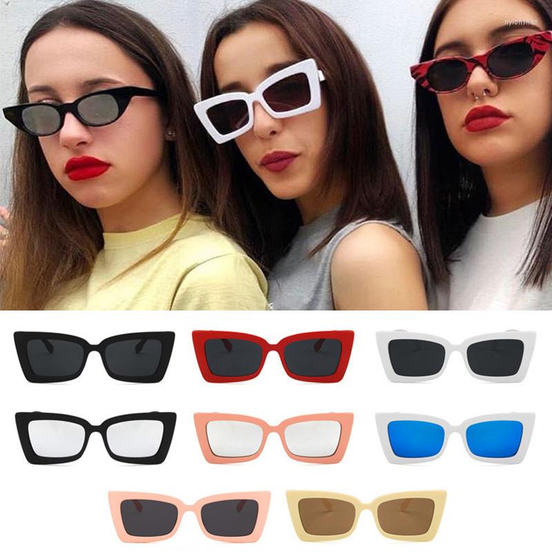 

Sunglasses Retro Women Gradient Square Big Frame Eyewear Vintage Lens Sun Glasses Classic Rectangle Sunscreen GlassesSunglasses