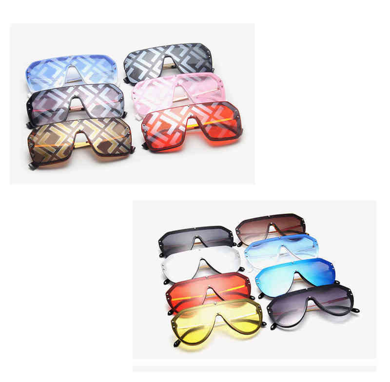 Designer Ff Fend Sunglass Cycle Luxurious Fashion Woman Mens Trend One Piece New Fashion Large Frame Metal Ocean Lens Vintage Baseball Sport Fd Sung