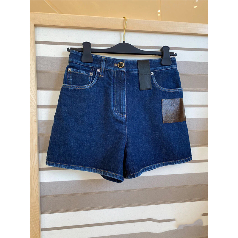 

Fashion Leather Patchwork Denim Shorts Women 2022 Summer High Waist Skinny Short Jeans For Woman 3 Colors, Black