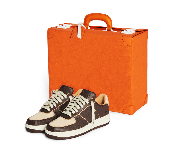 

2022 Designer 1 Low Monogram Brown Damier Azur Authentic Leather Shoes Outdoor Luxury Classic MS1211 Men Womens With Original Suitcase Box Walking Jogging Trainers