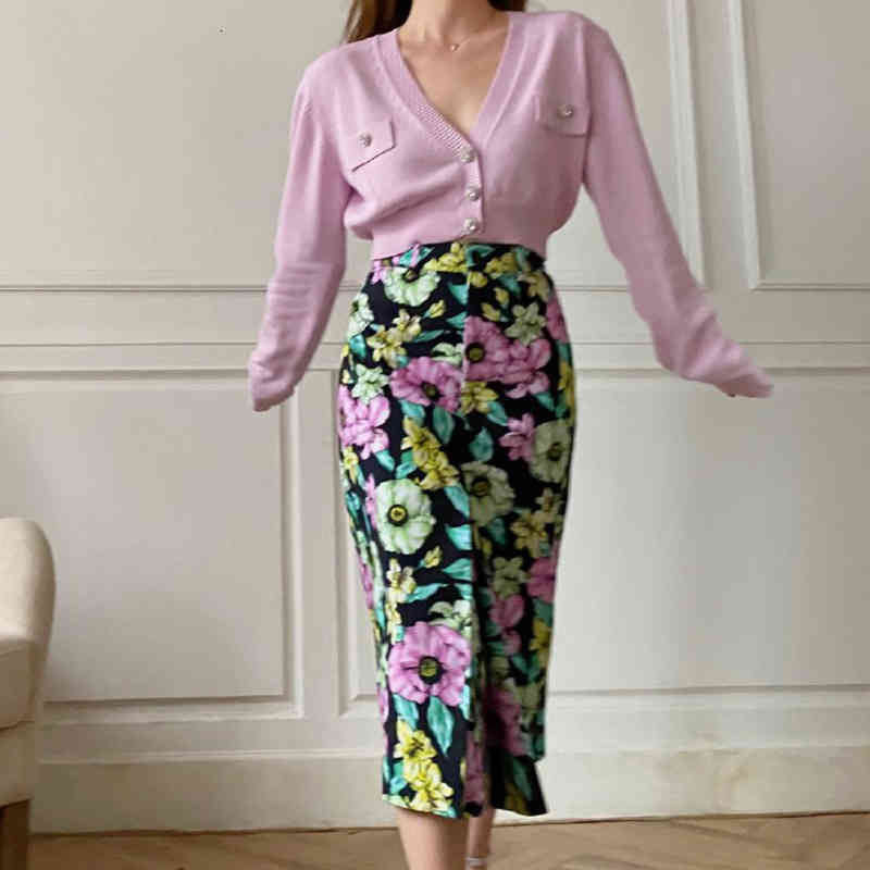 Women's Polos Tencel coat short version high waist sexy versatile V-neck spring and summer long sleeve loose sunscreen sweater cardigan D8WA