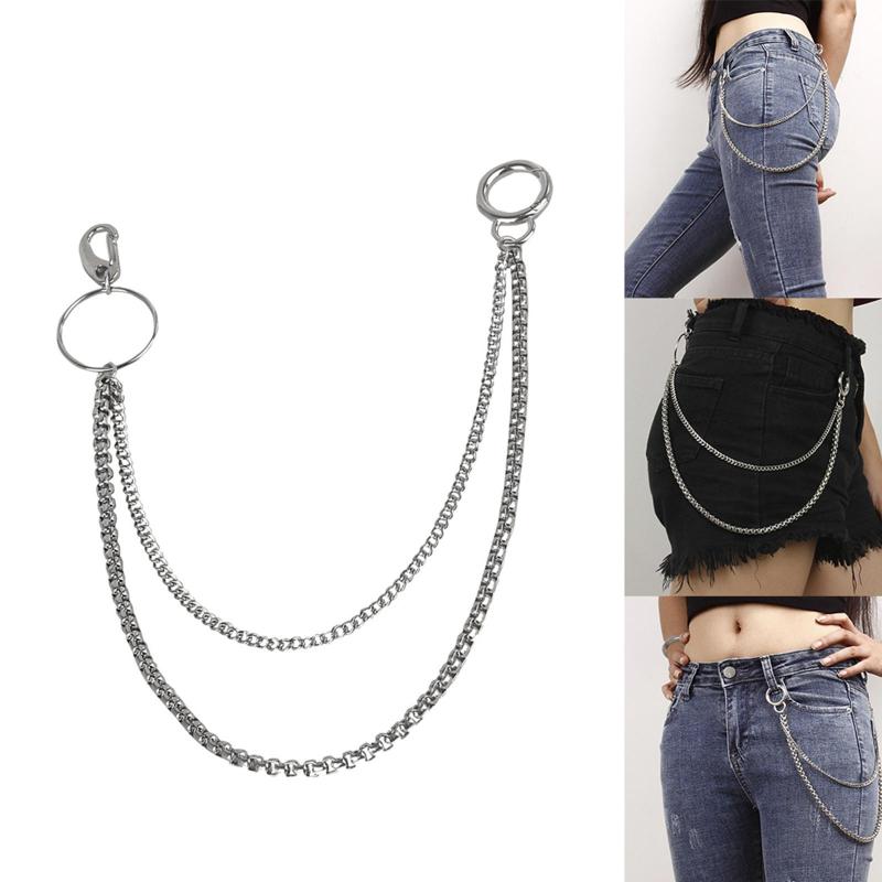 

Keychains Metal Pants Waist Chain Key Double Link Wallet Chains Jewelry Gift
