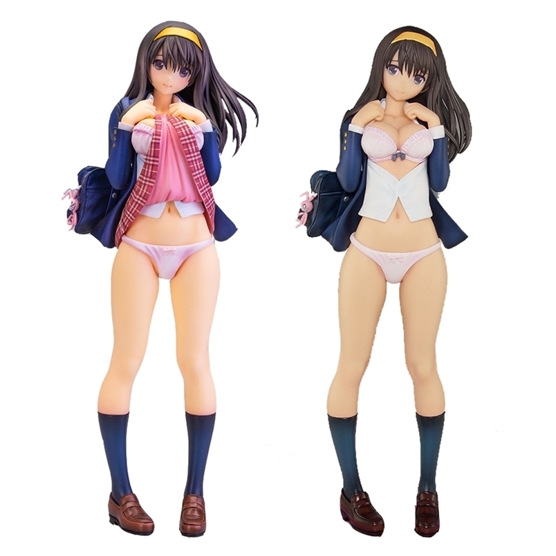 

SkyTube T2 Art Girls Figure EGG TONY Adhesive plaster girl Japanese Anime PVC Action Toy Adult Collectible Model Doll 220409, 16cm no retail box