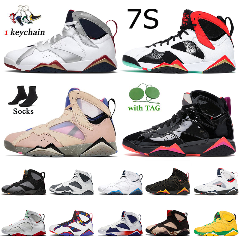 

Top Quality Women Mens Jumpman 7 7s Basketball Shoes Size 13 Designer Sneakers Sapphire Sweater Sapphire Black Patent Citrus PSGs French Blue Flint Trainers Sports, B26 oregon ducks 40-45