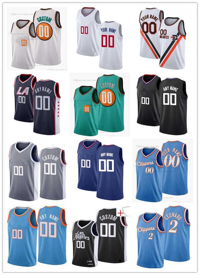 

''nba''Jerseys75th Custom Los Angeles''Clippers''Kawhi 2 Leonard''Serge 9 Ibaka Paul 13 George Reggie 1 Jackson Basketball Jerseys, Color