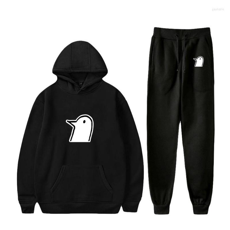 

Men's Tracksuits Oyasumi Punpun Two Piece Set Women Men Pullover Hoodies Jogger Pants Harajuku Anime Streetwear Fashion ClothesMen's, White