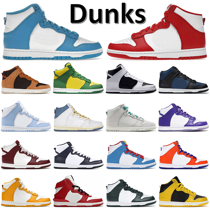 

Top Quality Dunks High Running Shoes Designer SB Trainers Laser Blue White Red Dark Russet Sup By Any Means Fragment Doraemon Mens Women SBdunk Dunksb Sneakers 36-45, B30 crimson tint 36-40