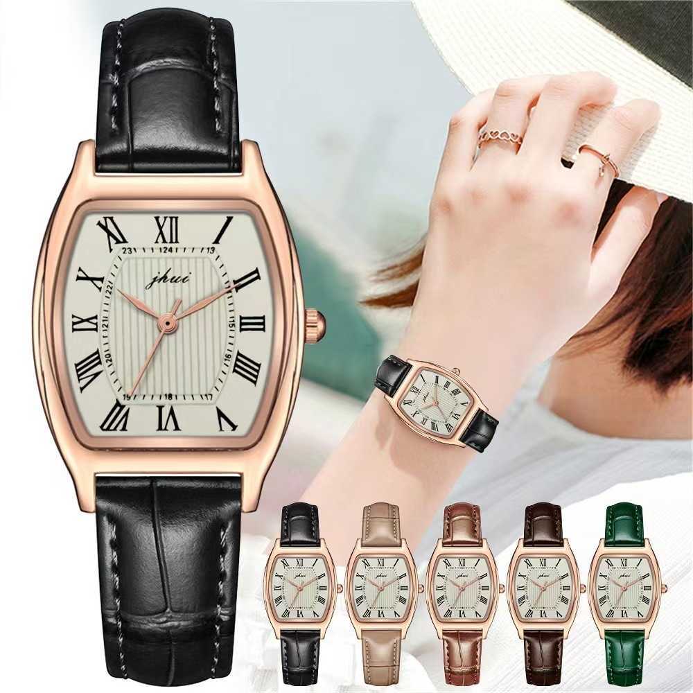 

37mm Fashion Mother's Day Borthday Leather Strap Square Case Watch Children's Girls Portable Students Watches Party Gifts Jewelry Quartz Wristwatch T47T0X4, Black