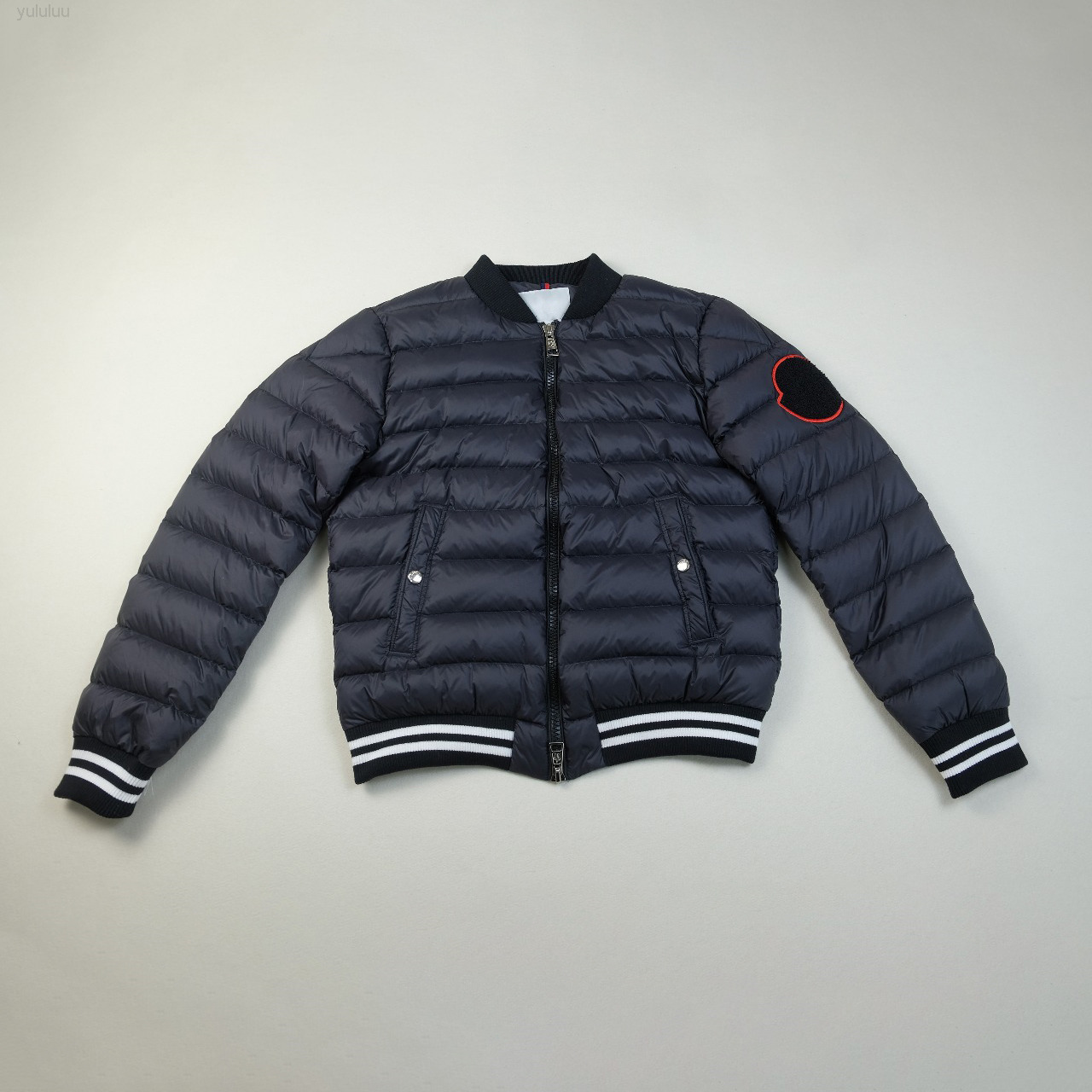 

Luxury France Mens maya down jacket Flocking Knitted designer brand women Parkas Panel Casual coats Bomber jackets, Supplement (not shipped separately)