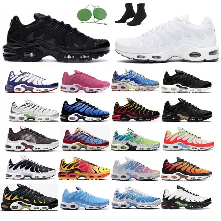 

Wholesale Tn Plus Tns Running Shoes Women Mens 2022 Triple Black White Pink University Blue Persian Violet Midnight Navy Tnplus Hyper Jade Low Top Sneakers Trainers, 46