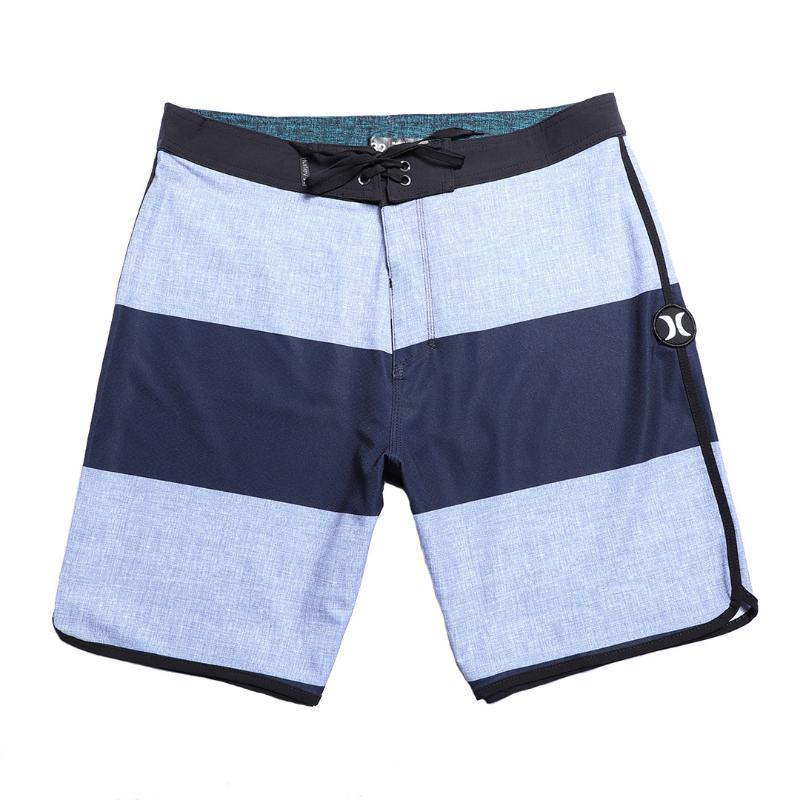 

Men's Shorts Mens Summer Waterproof Boardshorts Quick Dry Board Elastic Beach Surfing Short Fitness GymMen's, Navy stripes