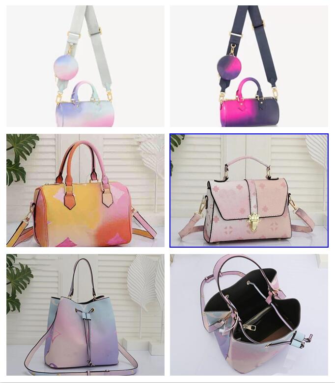 

SPRING IN THE CITY series Designer bags Papillon BB tote NEONOE bucket handbag Speedy Boston bag Metiss Croisette Onthego Sunrise Pastel Luxury leather Women Purse, Additional shipping fee