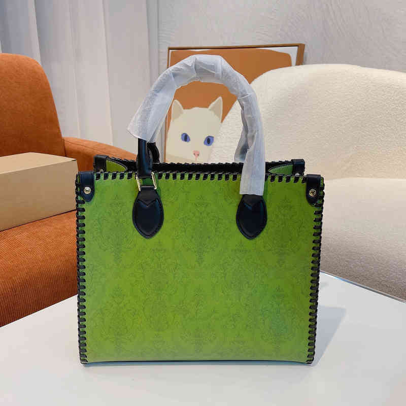 

Shoulder Bags Handbag Women Fashion Classic High Capacity Tote Bag Leather Luxury Designer Brand Handbag Shoulder Messenger Shopping Packs 220321, Green