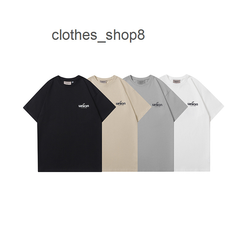 Designer T-shirts Men's Sweaters New bear of God essentials fog anniversary co branded high street men's and women's short sleeved T-